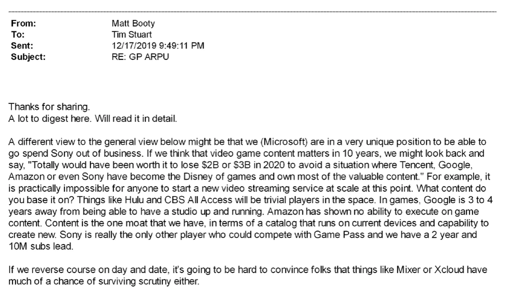 E-mails like this one paint a different picture than companies would have us believe.