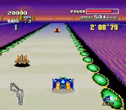 Dank der «Mode 7»-Rendering-Technologie konnte auf der SNES-Hardware ein simpler 3D-Effekt reproduziert werden. Für die damalige Zeit bahnbrechend.