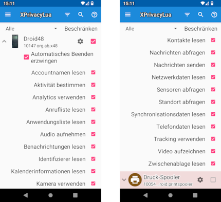 ... viele Beschränkungen festlegen.