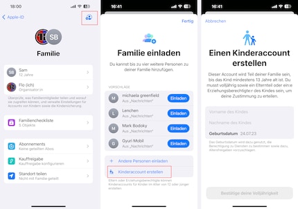 Für Minderjährige lassen sich spezielle Regelungen aufstellen.