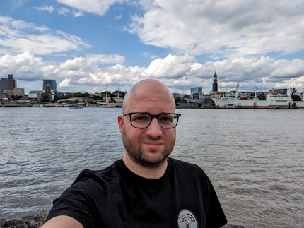 Selfie with the main camera.