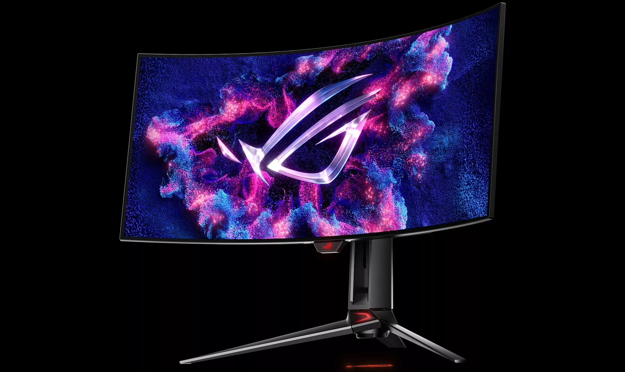 The ROG Swift OLED PG34WCDM has a strong curvature of 800R and a conventional WOLED panel.