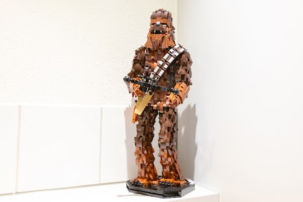So sieht die Schokoladenfigur in voller Pracht aus. Anders, als ich mir erhofft habe.