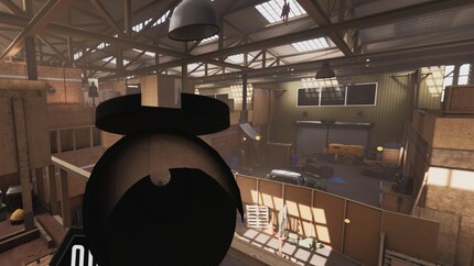 Manchmal positioniert das Game mit L2 die Waffe zu nahe an meinen Kopf und es entstehen komische visuelle Glitches.