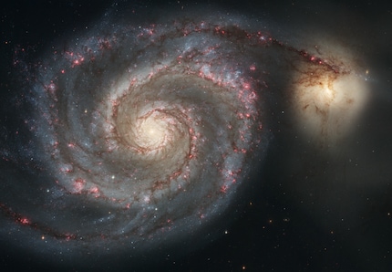 M51 aufgenommen, Januar 2005.