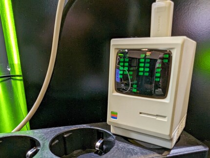 Despite its retro design, this power supply delivers 67 watts via three USB-C ports.
