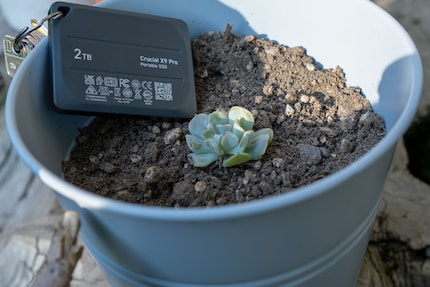 The Crucial X9 Pro is dust-protected.
