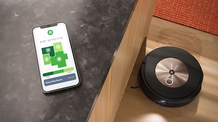 The software determines which room is cleaned first.