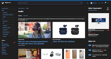 Der neue Dark Mode auf Digitec
