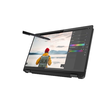 Das Lenovo Ideapad Flex 5i lässt sich über seinen Touchscreen auch mit einem Stift bedienen.