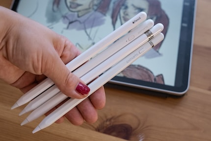 Die beiden Stifte von 4smarts – Pencil Pro 2 und 3 – kommen nahe an die Apple Pencils heran, aber nicht ganz.
