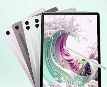 Die Samsung Galaxy Tab S9 FE-Serie kommt inklusive S-Pen.