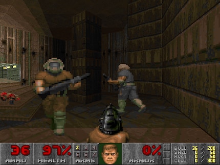 Doom was one of the first first-person shooters you could play in multiplayer.
