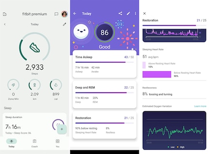 Die Fitbit-App ist die Gesundheitszentrale auf dem Smartphone.