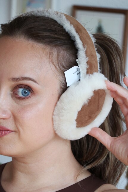 The labels have to come off before I can wear the muffs outside.