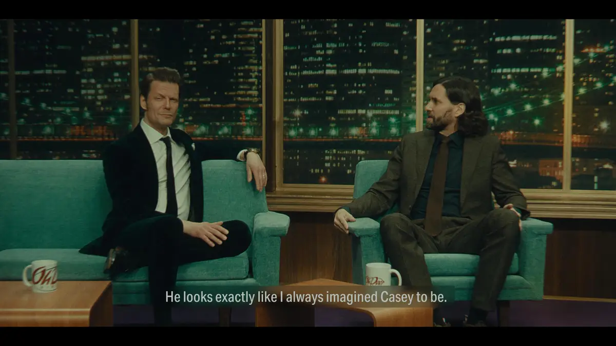 In the live-action sequences, fiction blurs with reality.
