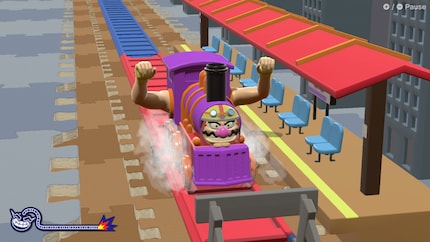 Here’s me rowing my arms to move a locomotive.
