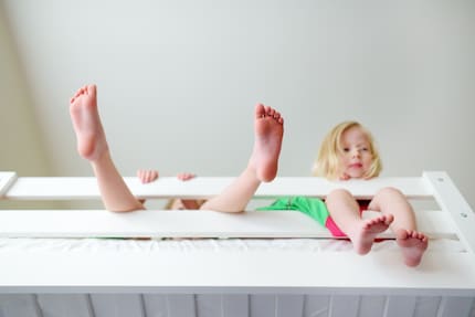 Gefährlicher Spass: ein Hochbett im Kinderzimmer.