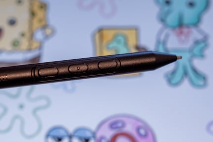 Der Stift bietet die Möglichkeit, ihn mit Gewicht und Einzelteilen anzupassen.