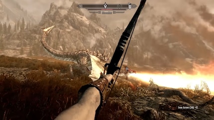 Der Kompass in «The Elder Scrolls: Skyrim» zeigt mir mein Ziel auch dann noch an, wenn es in Form eines Drachen wenige Meter vor mir steht.