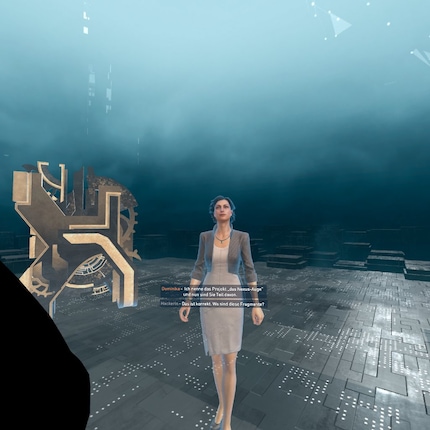The Abstergo Cloud: This is where you are briefed for your mission.