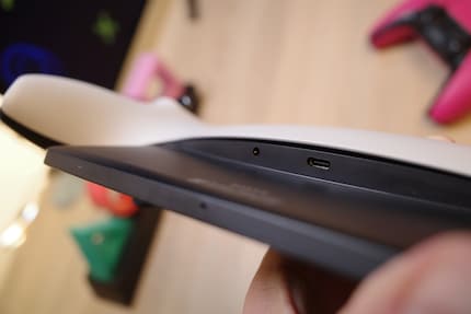 The USB-C port and headphone jack are well hidden.