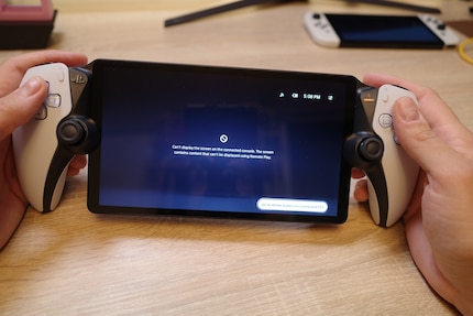You can’t play media content or cloud games on the PlayStation Portal.