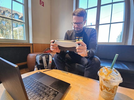With a 5G hotspot, streaming at a café works reasonably well.