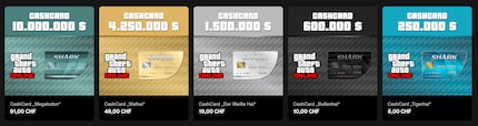 Fancy a Shark Card? You can spend a whole lot of money in GTA Online.