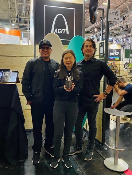 Für ihre Anstrengungen, Surfbretter nachhaltiger zu produzieren, wurde die Firma Agit Global mit einem ISPO-Award ausgezeichnet.