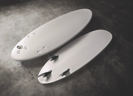 Umweltfreundlicher gefertigt und recycelbar: Diese Surfboards sollen grössere Nachhaltigkeit bringen.