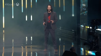Keanu Reeves stellt an der Xbox-Pressekonferenz an der E3 2019 «Cyberpunk 2077» vor. Einer der grössten E3-Momente überhaupt.