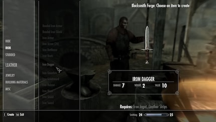 So stelle ich mir Spielspass nicht vor. Der Eisendolch als Grind-Item Nummer Eins hat in der «Skyrim»-Community Meme-Status.