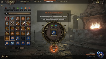 Besonders nervig: In «Warhammer: Vermintide 2» craftest du nicht gezielt, sondern bewirfst einen Talisman mit magischem Glitzerstaub und hoffst, dass er dadurch einen brauchbaren Bonus bekommt.