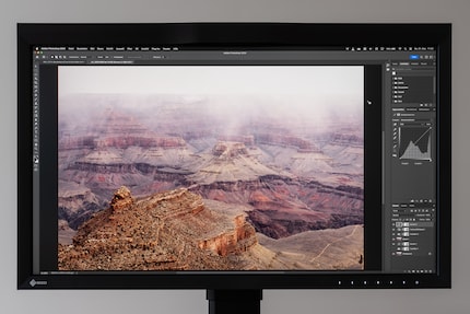 The wide screen edge houses the sensor at the top. It could probably be thinner on the left and right, but that’d look strange.