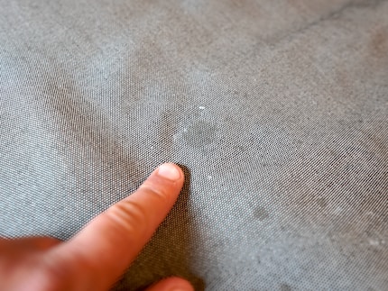 Even the SpotClean didn’t get rid of the old, deep-seated stains.