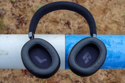 The ear cups are labelled.