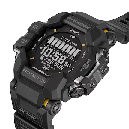 The new G-Shock Rangeman is also available in a slightly more discreet black colour.