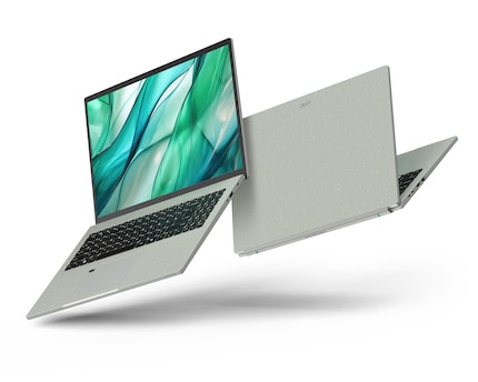 The case of the Acer Aspire Vero 16 is made from 60 per cent recycled materials.