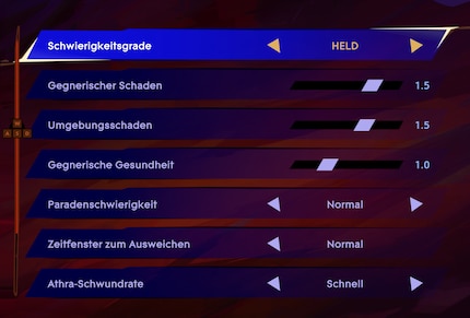 Der Schwierigkeitsgrad lässt sich individuell einstellen.