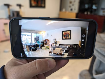 Clearly a package, but the Hue camera hasn’t detected it yet.