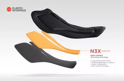The centrepiece of the «Ultimate Bib Shorts» from Gorewear: the seat pad.
