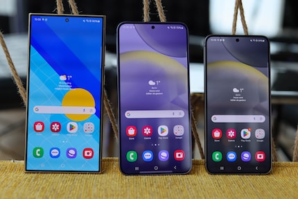 Samsung verbaut in allen S24-Varianten das gleiche Display. Unterschiede gibt es bei Auflösung, Größe und Form der Ecken.