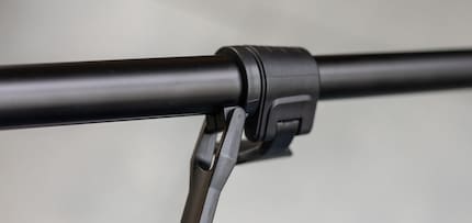 The side struts and clips are made of plastic.