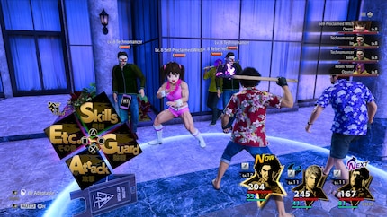 The combat system places a strong focus on teamwork and combination attacks.