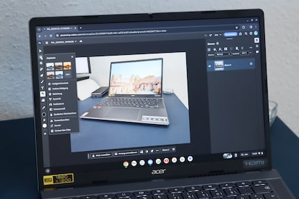 Photoshop im Web bietet viel mehr als Photoshop Express unter Android.