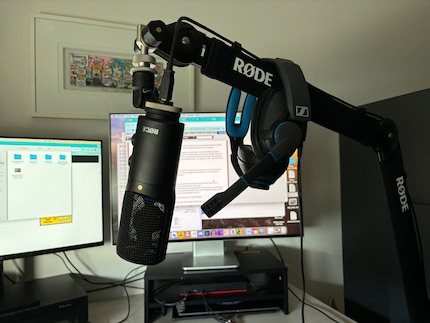 Die Kombi aus Rode-Mic und Sennheiser-Headset passt für mich.