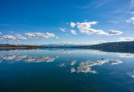 A walk by the lake. That’s what heaven must look like.
