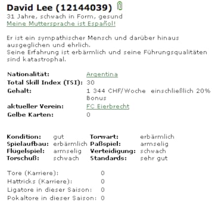 Irgendwann kaufte ich mich selbst. Ich war eine absolute Pfeife – ausser Elfmeter versenken konnte ich nichts.
