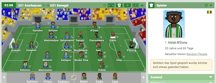 Mein Torhüter in der U21-Nationalmannschaft! Es war zwar nur ein Freundschaftsspiel und Senegal verlor 7:0, aber egal.